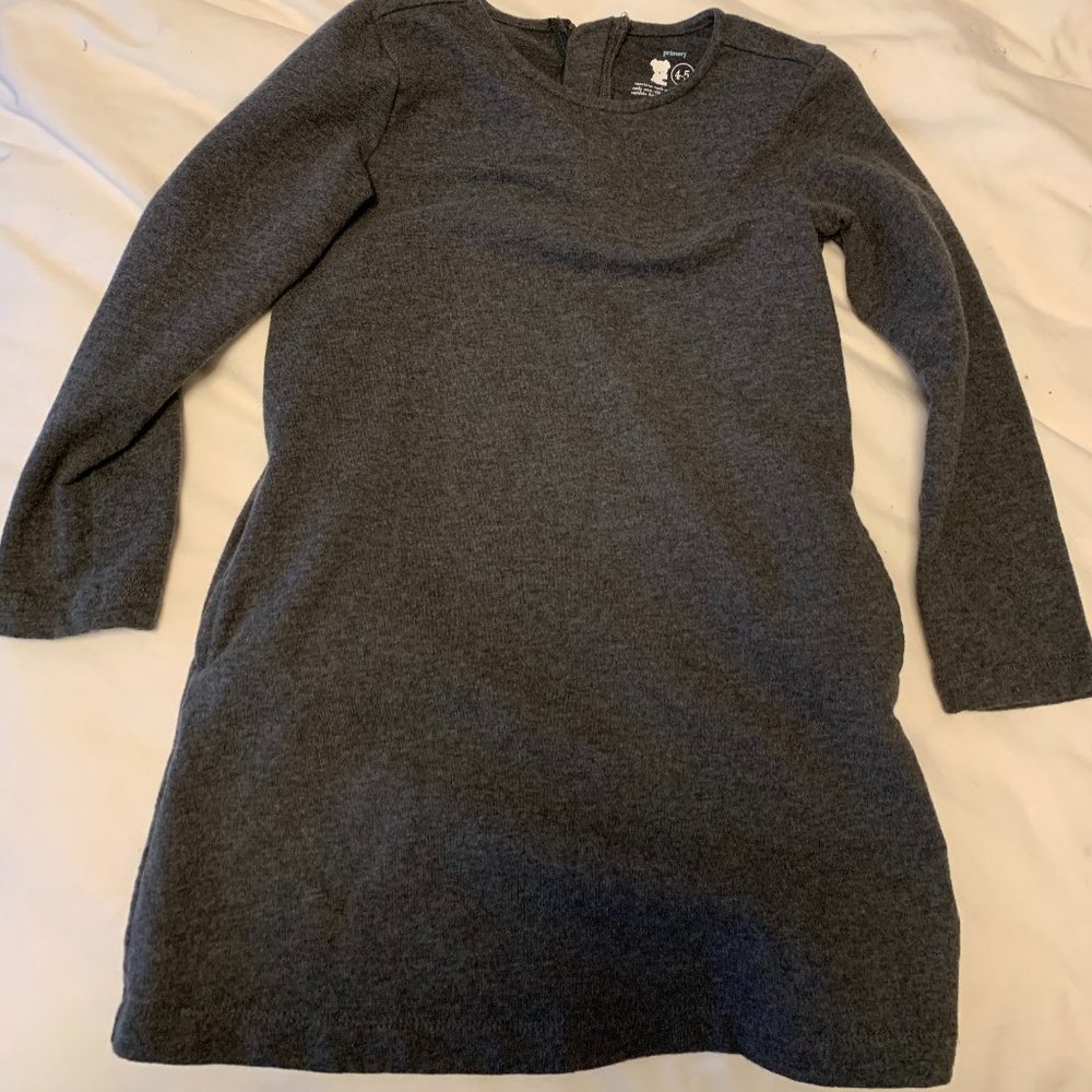 Primary dresses (size 4-5) - black & dark gray